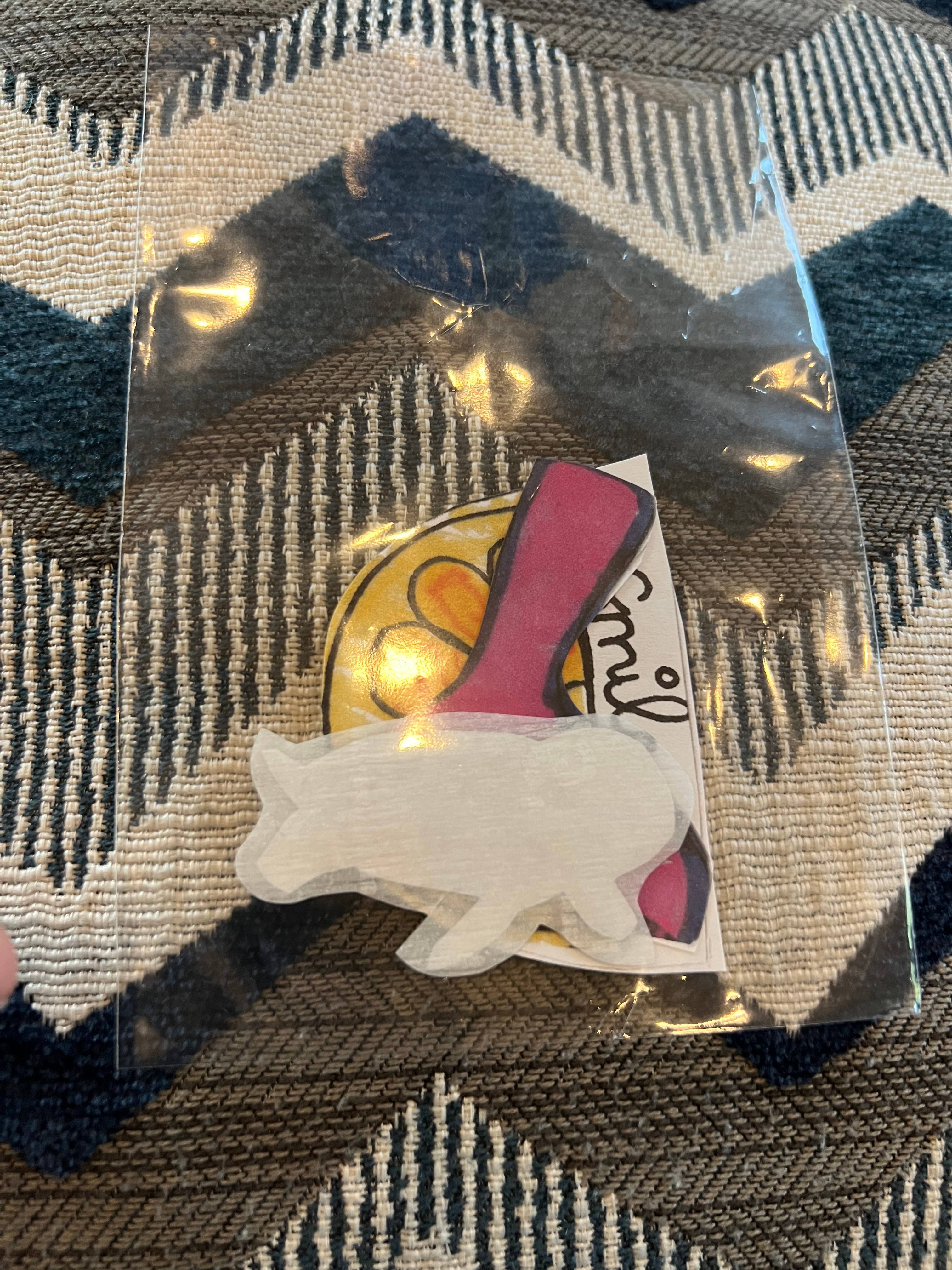 a package of a mermaid tail, lemon wedge, and at sea turtle