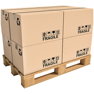 Boxes on a pallet