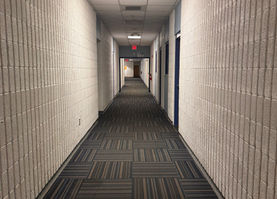 different office options, private office spaces, hallway