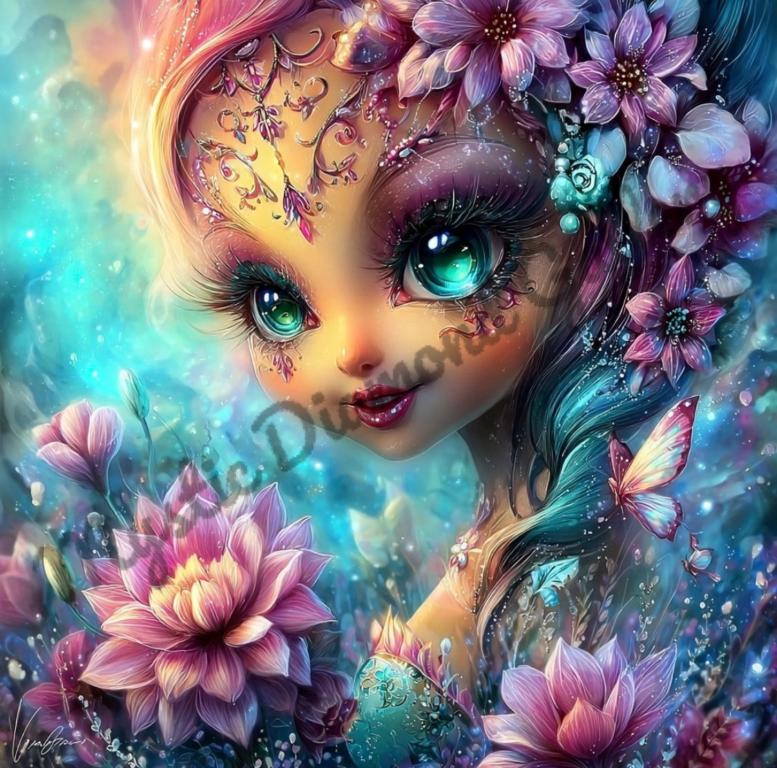 Blossom Fairy in the Enchanted Garden  by DPK