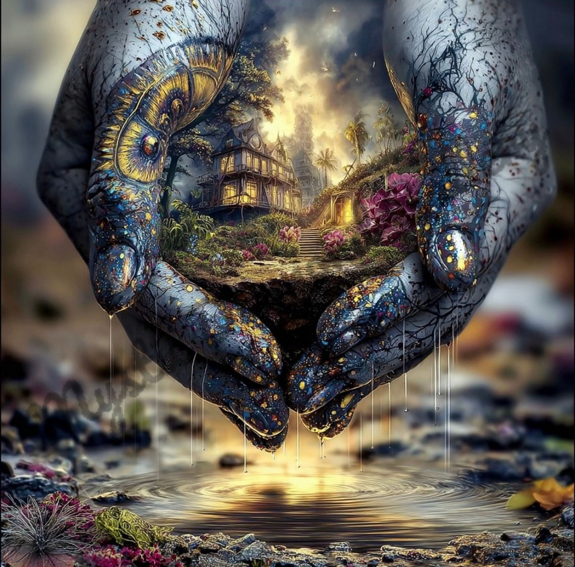 A World Held in Quiet Hands  by DPK