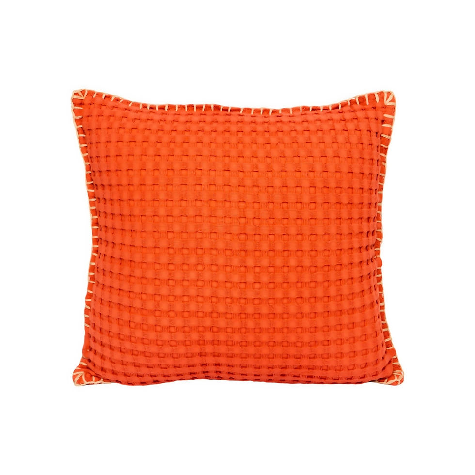 Turuncu Dekoratif Yastık Pamuklu