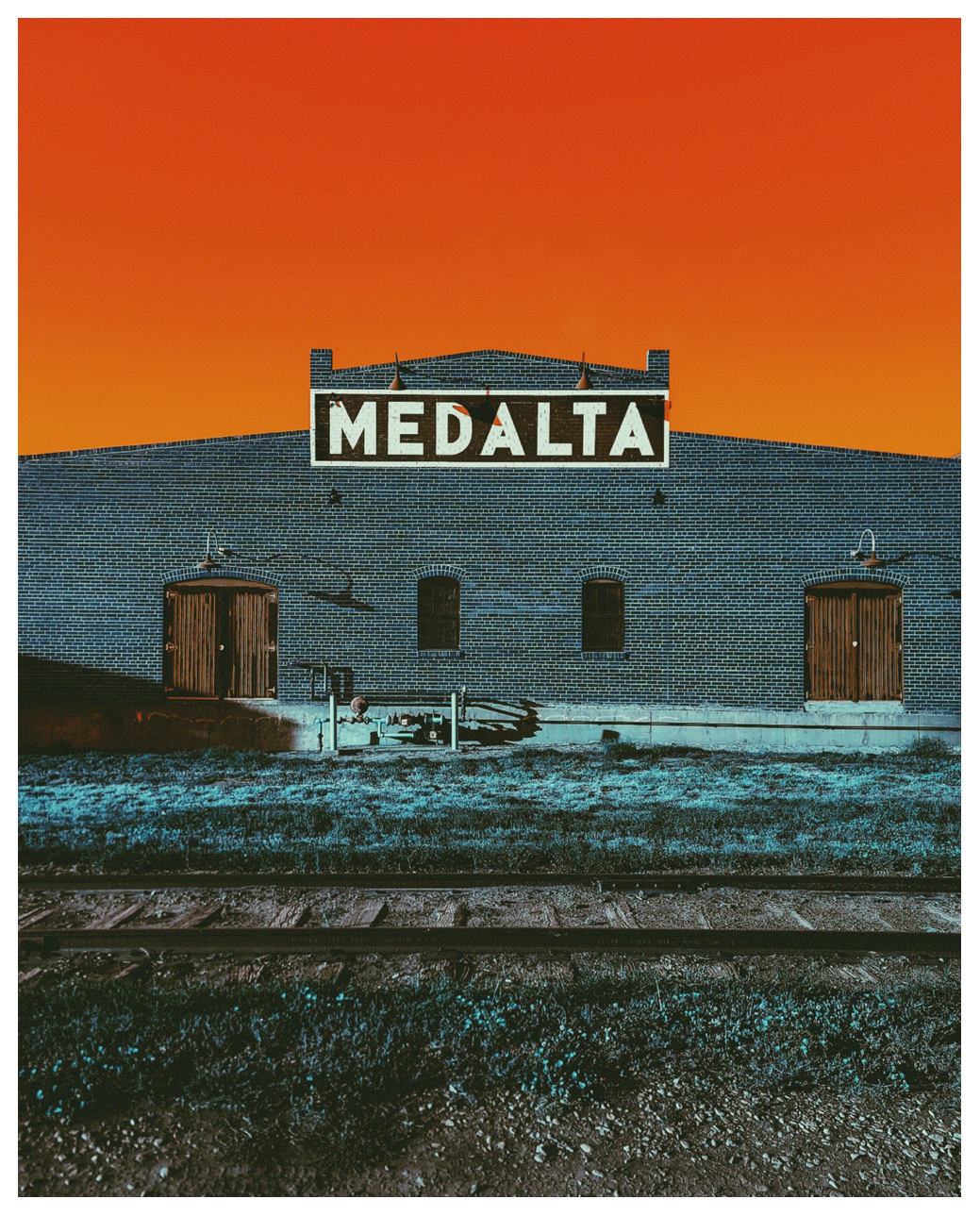 Medalta Orange 8x10" Print