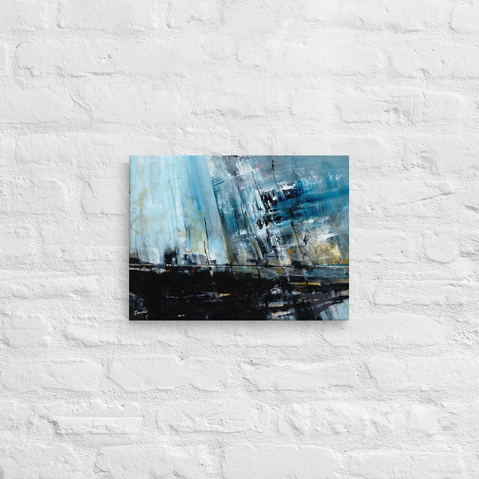 Thumbnail: Storm Over River Medway - Canvas Print