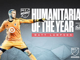 Lampson again wins the MLS WORKS MLS Humanitarian of the Year presented by Advocare