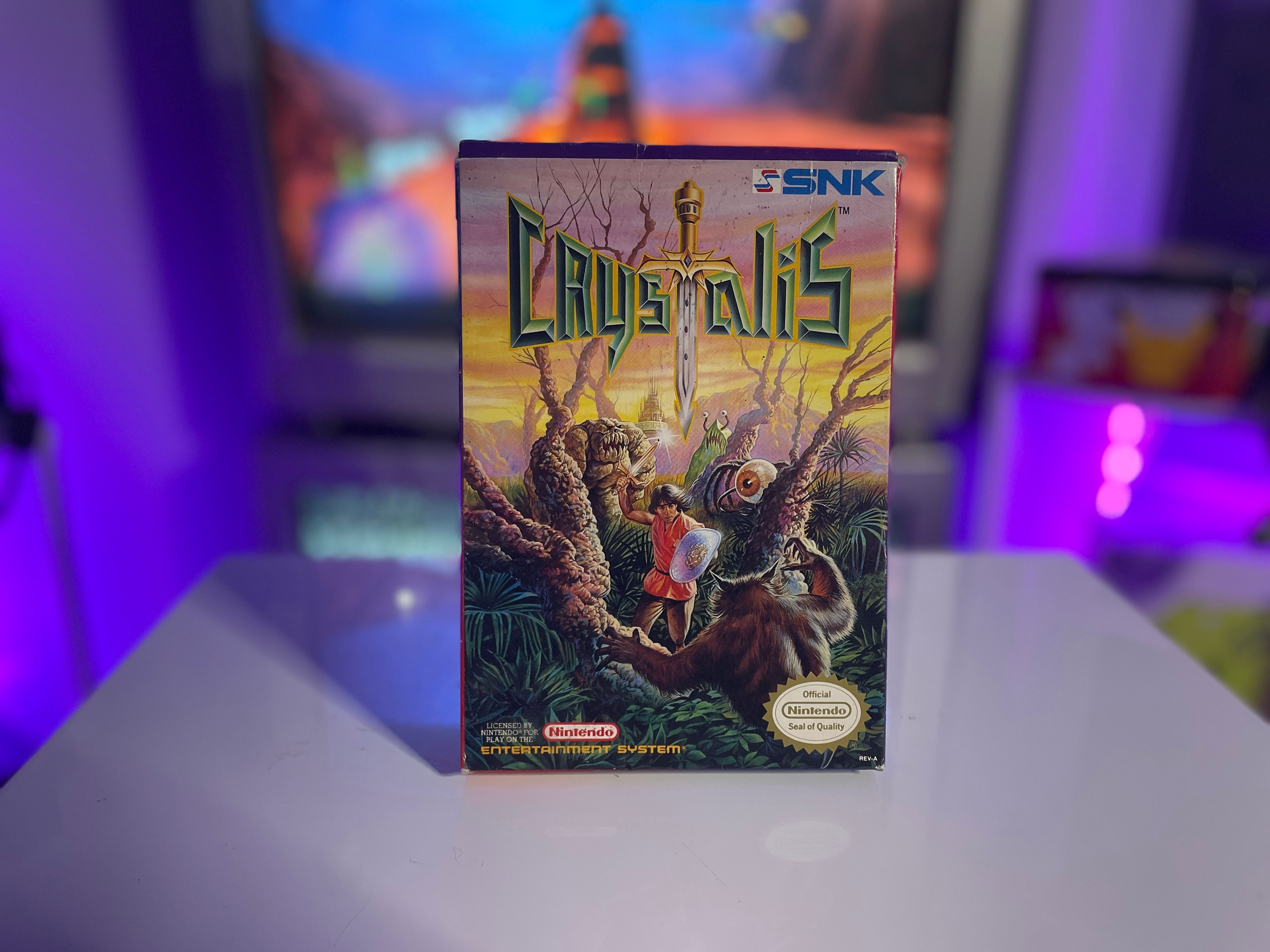 Crystalis (NES) – Complete in Box with Manual & Sleeve
