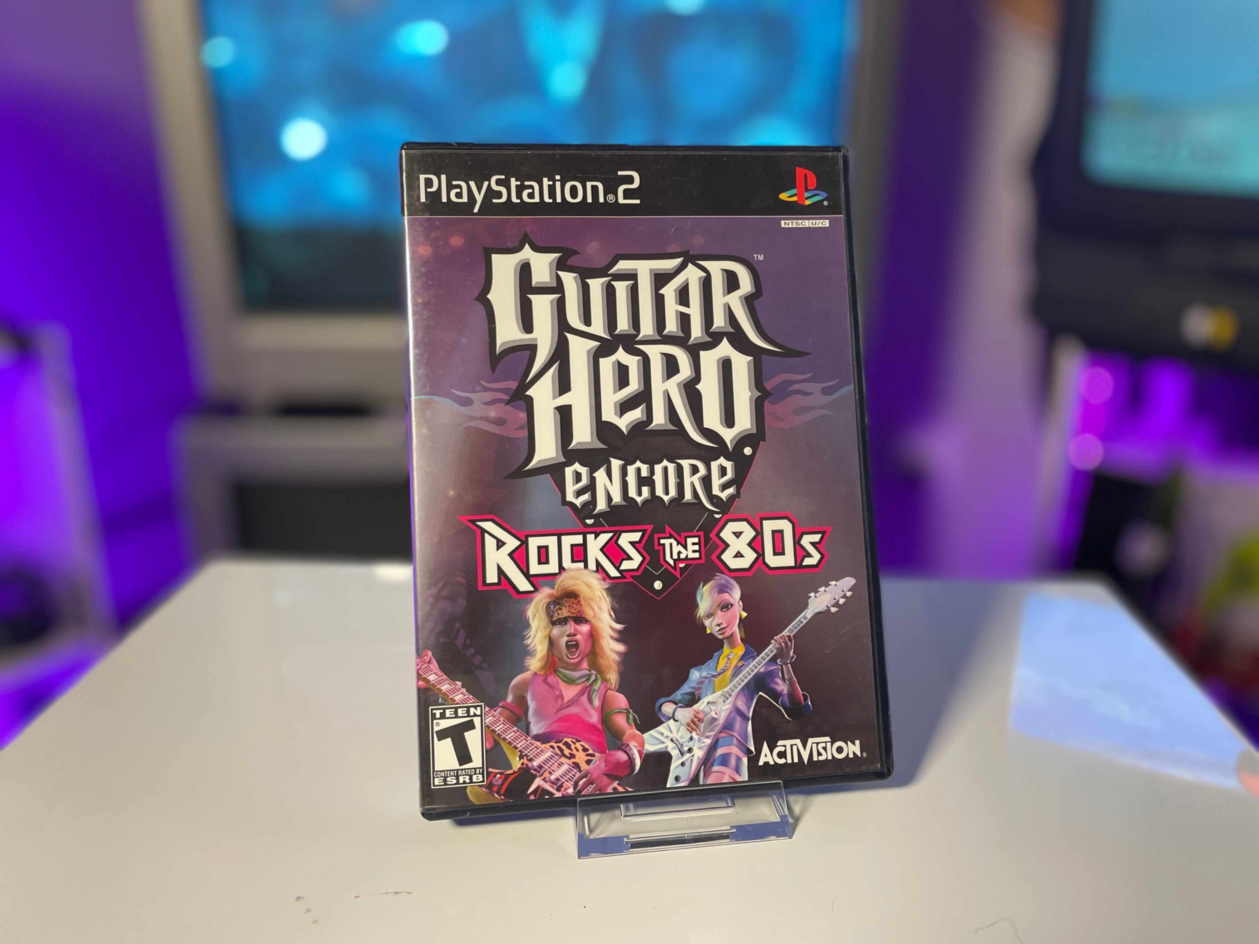 Guitar Hero Encore Rocks the 80s PS2 PlayStation 2 Case Manual and Disc — photo 1 of 3