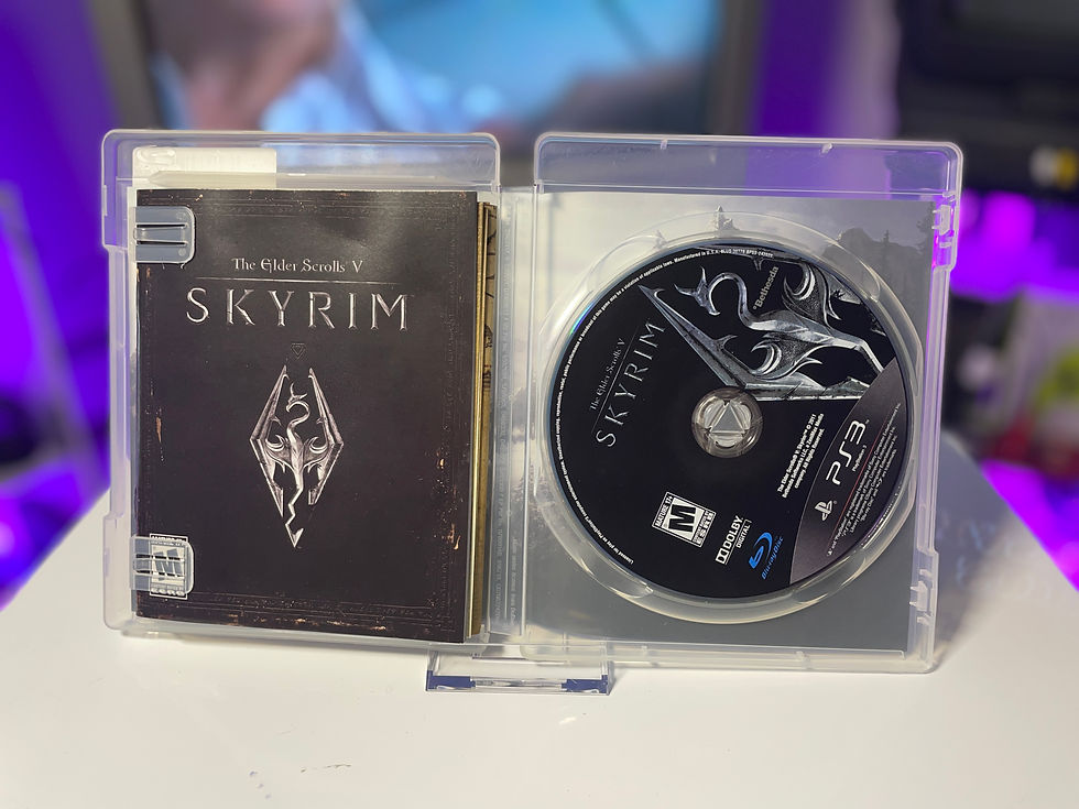 Thumbnail: The Elder Scrolls V Skyrim PS3 PlayStation 3 Case Manual Disc Map