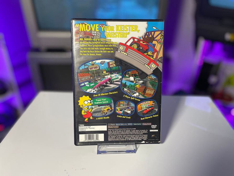 Thumbnail: The Simpsons Road Rage Greatest Hits PS2 PlayStation 2 Case and Disc