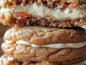 Carrot Cake Cheesecake Cookies
