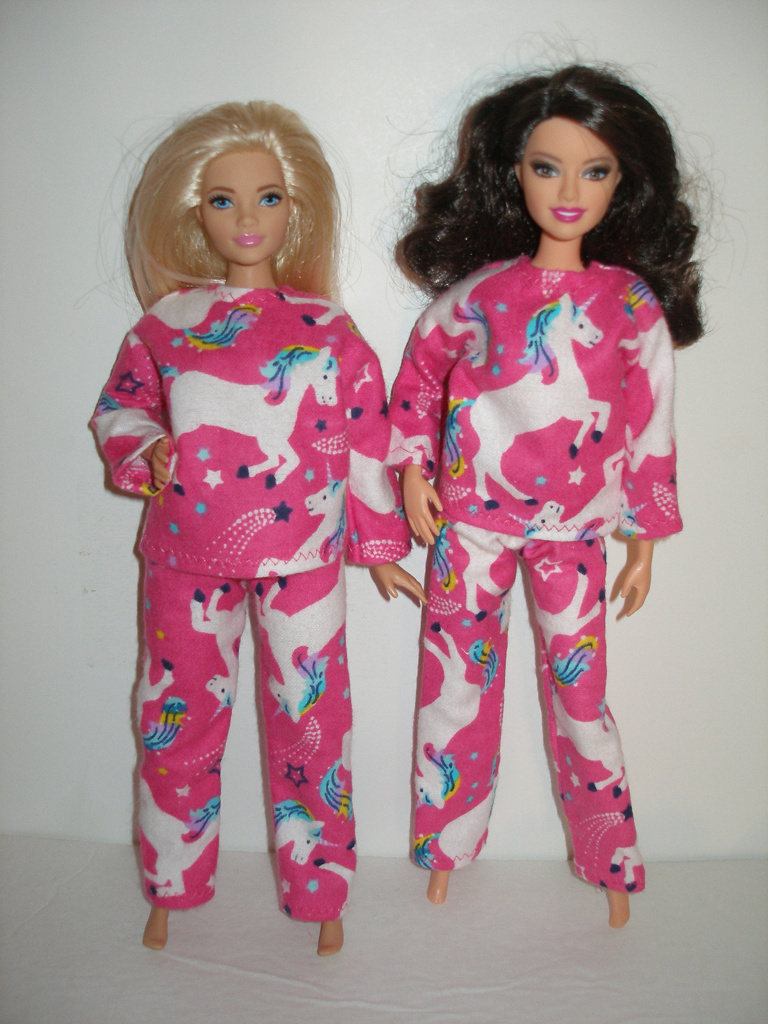 Pink and White Unicorn Pajamas
