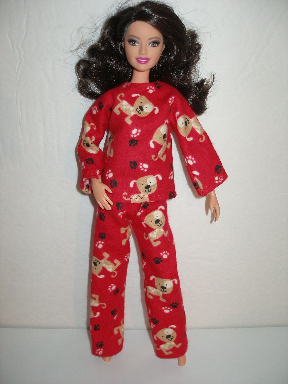 Thumbnail: Flannel Pajamas for Barbie - More options