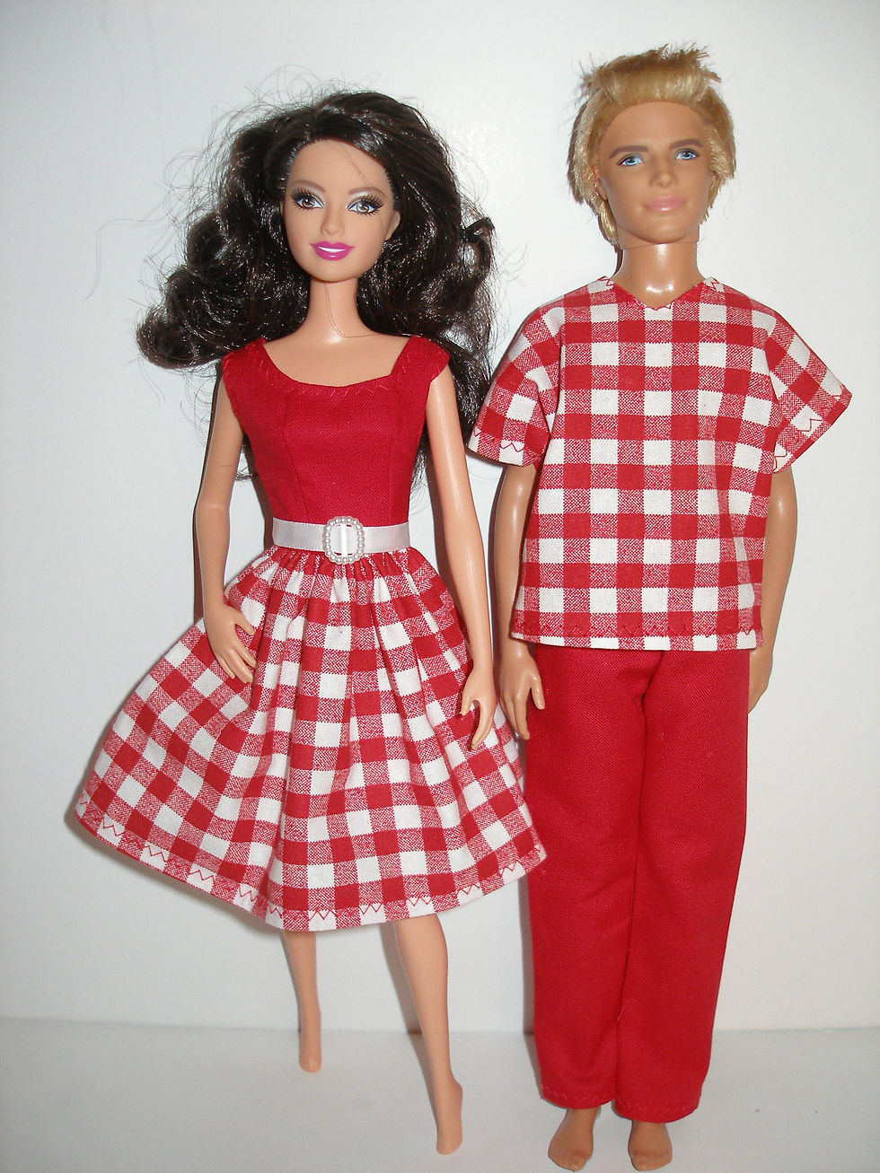 Thumbnail: Red and White Plaid Dress - Sister Set
