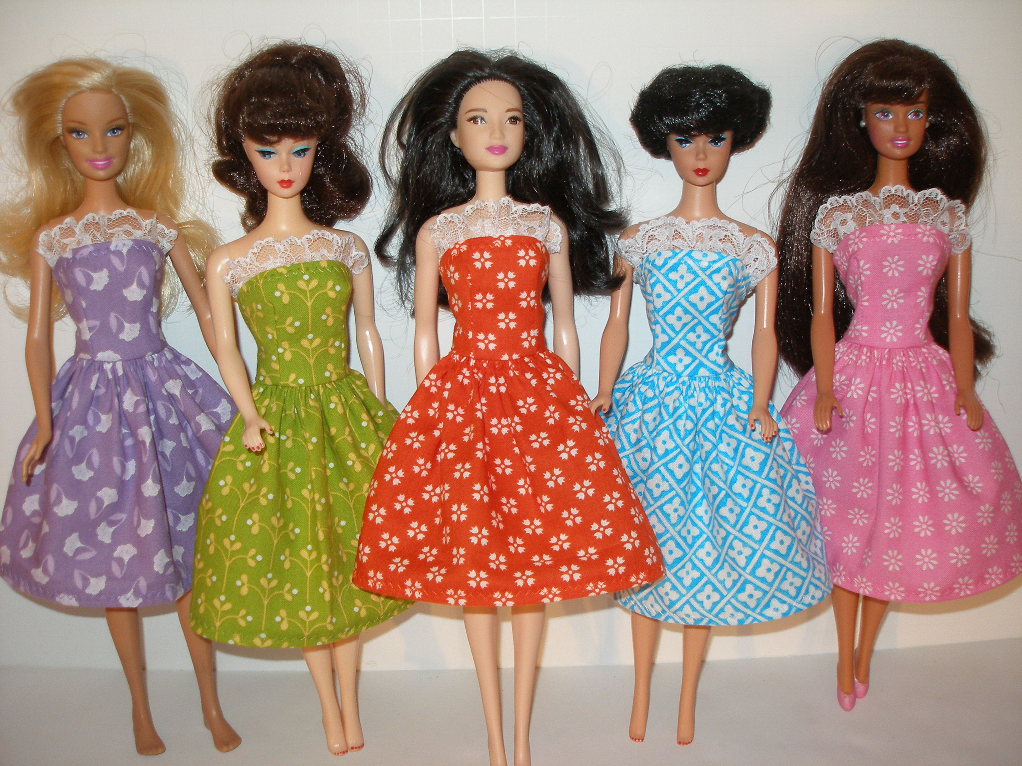 Strapless Summer Sundress with lace