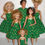 Thumbnail: Green and Gold Christmas Tree Dresses - Sister Set