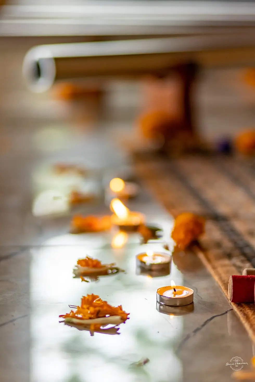 Facilitator conducting a private sound healing session for emotional well-being.