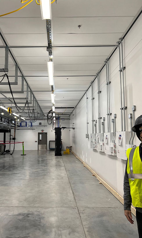 Row of Remote Driver Units in a Data Center