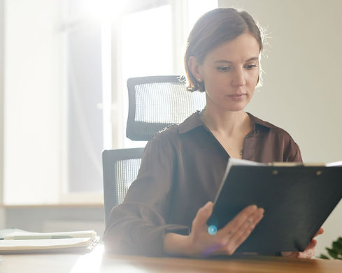 woman reading