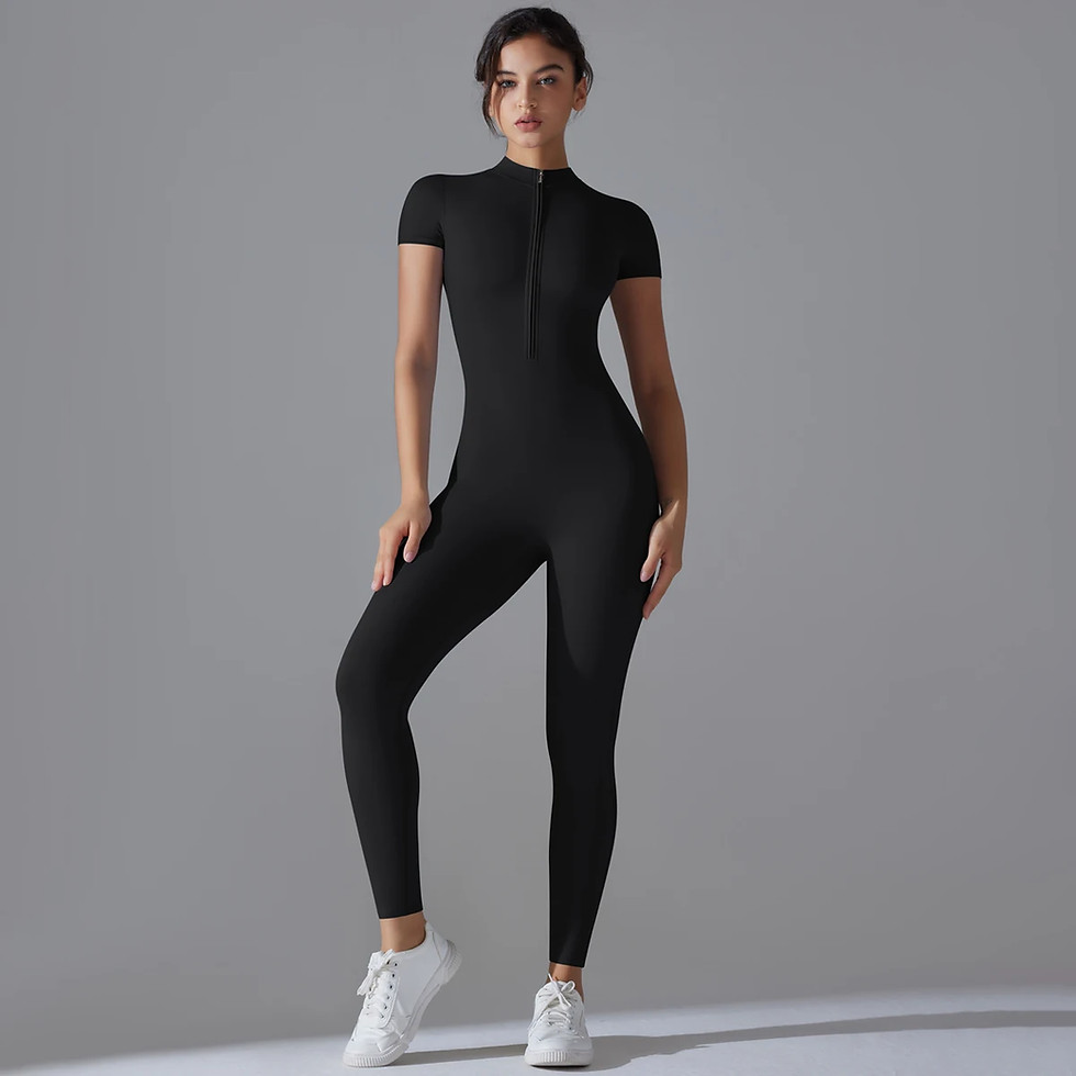 Thumbnail: Women Bodysuits Fitness Sports Bodysuit Yoga Suit  Breathable Quick Drying
