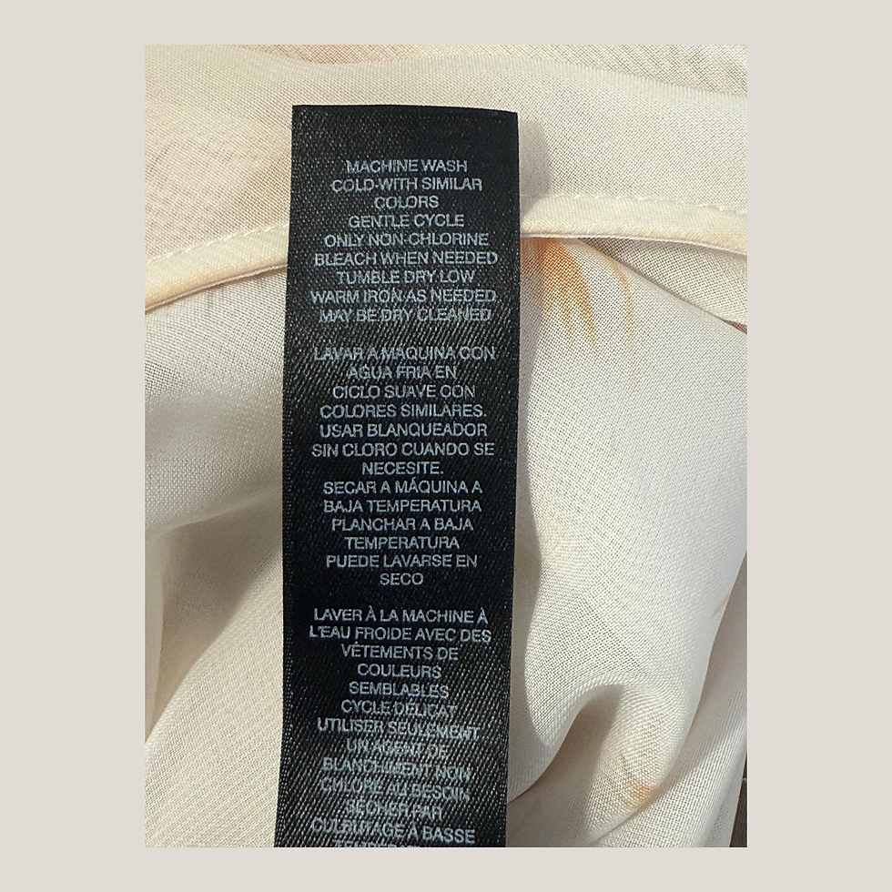 Thumbnail: Chico's Travelers Women's Sheer Floral Tunic Top Brown Orange Slinky