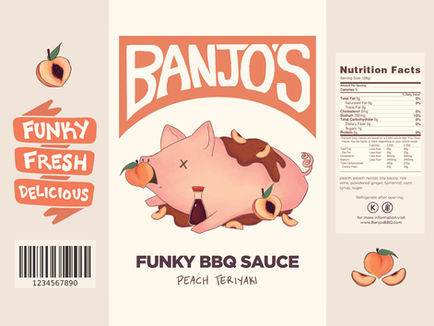 Peach Label