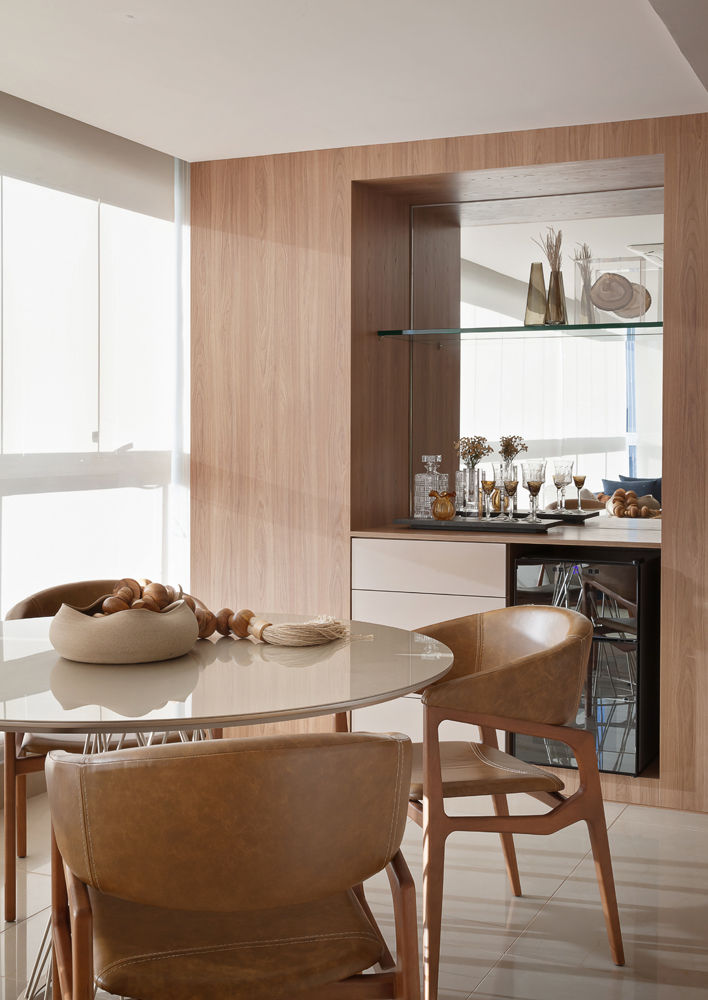 Sala e Varanda integrada para apartamento no Vila da Serra, Nova Lima