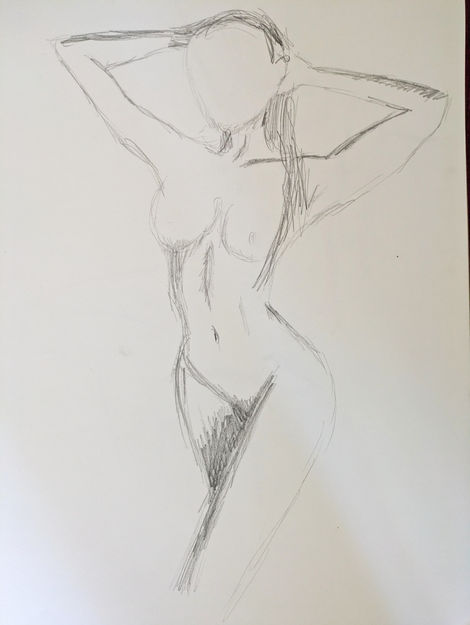 pencil on paper, 2025
