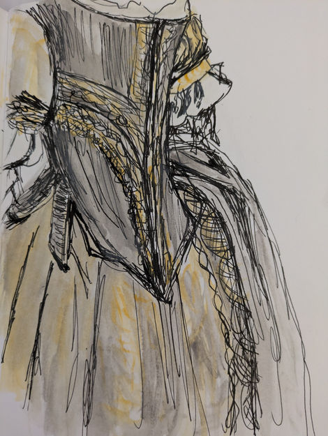 Detail study. Crown to Couture exhibition- London 2023
