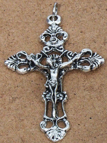 Crucifix Metal With Hook [15123]