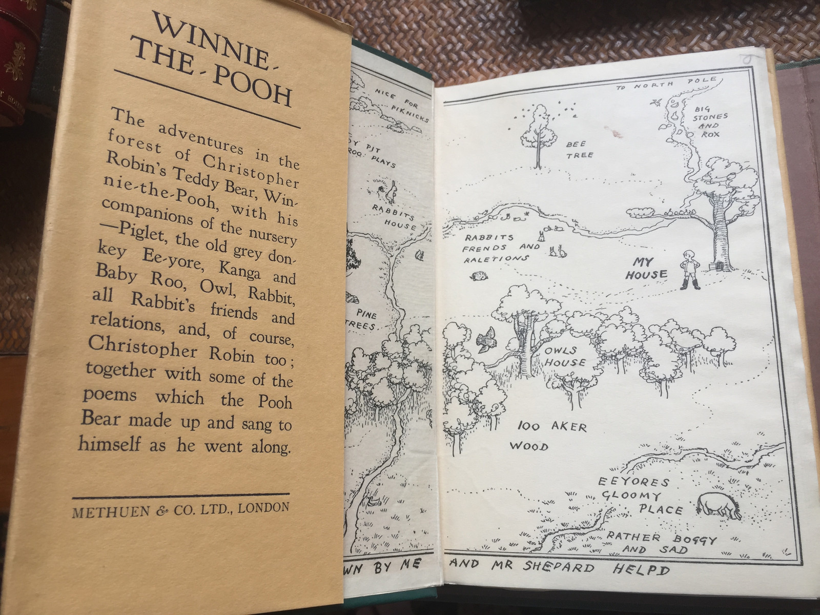Winnie The Pooh By A A Milne 1st Edition