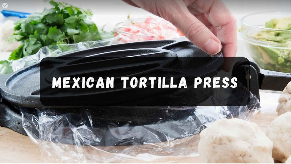 Mexican tortilla press