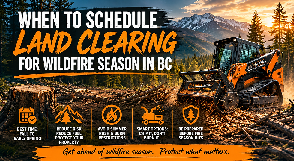 Schedule land clearing