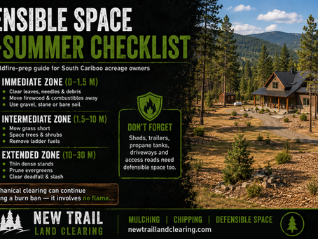 Peak Fire Season Defensible Space Checklist for Acreage Owners