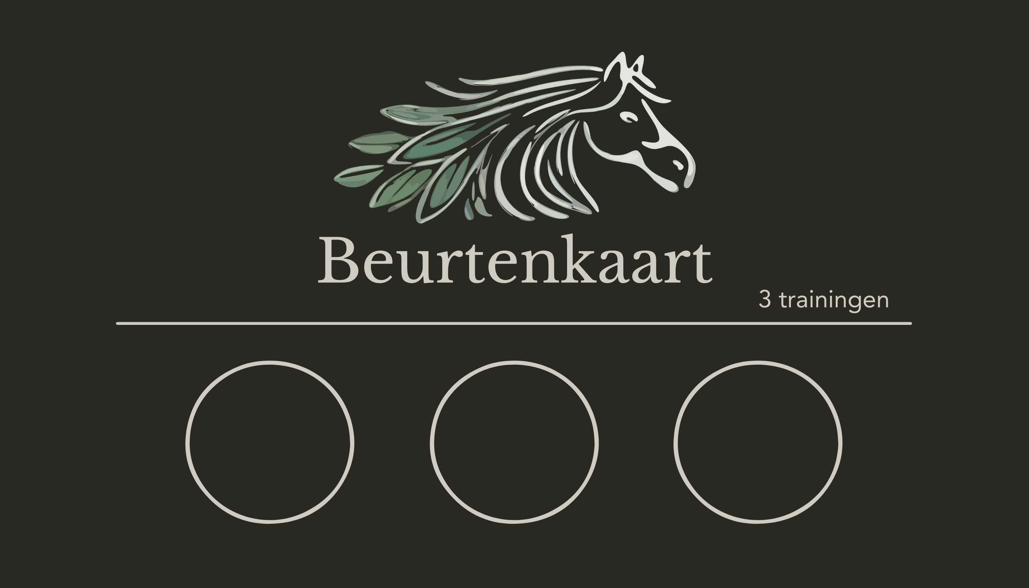 3 beurtenkaart training