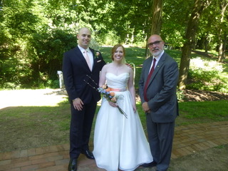 Sal Fiore officiate a wedding