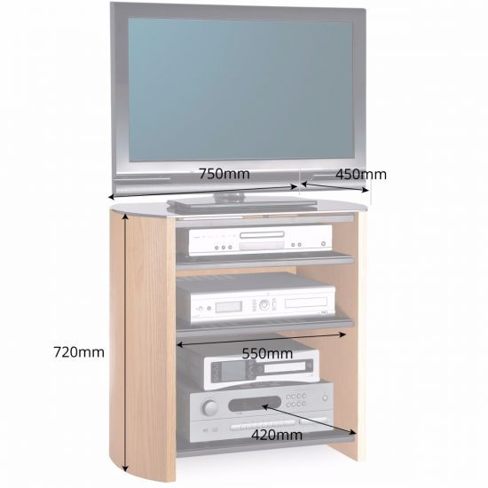 Thumbnail: Alphason Designs Finewoods HiFi AV Stands