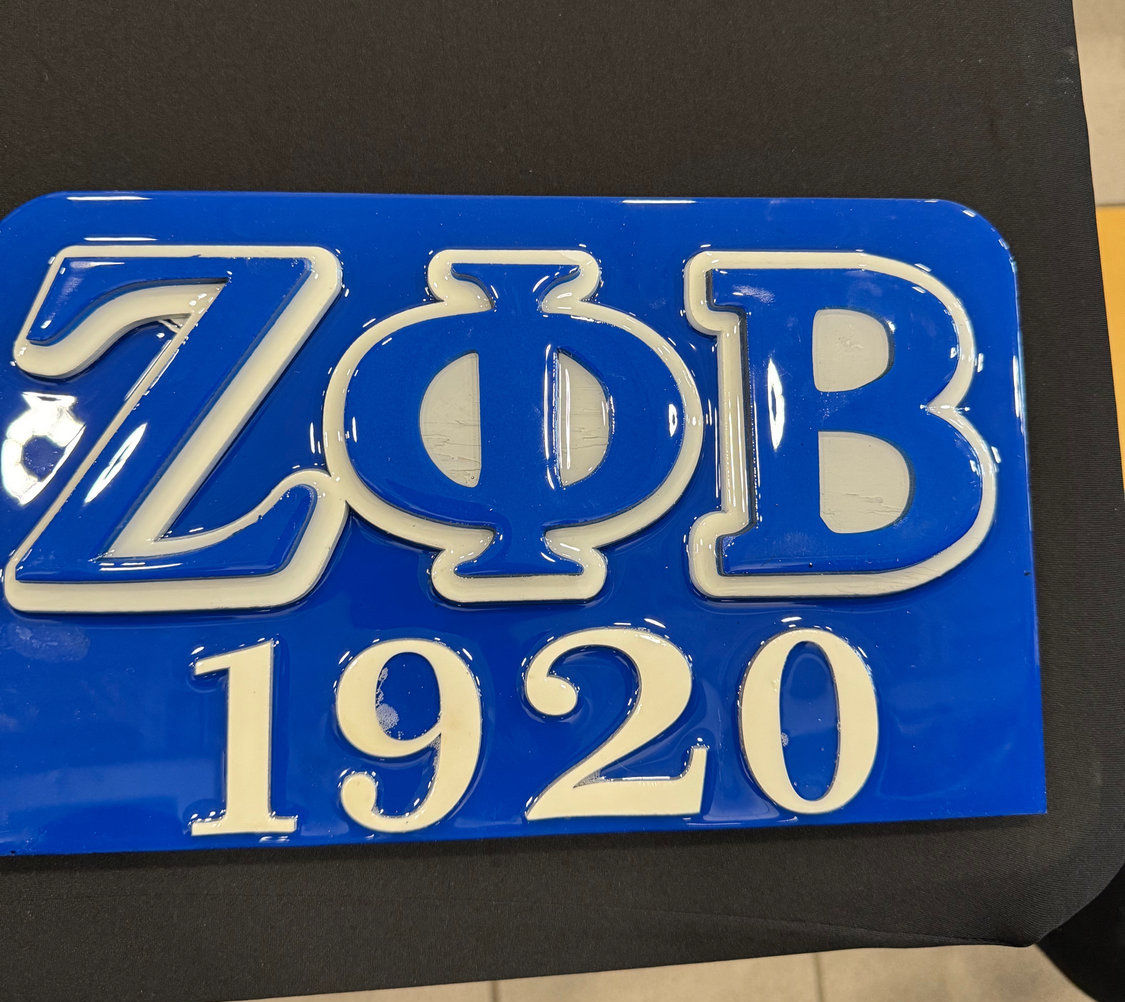 Zeta Phi Beta Wall plague