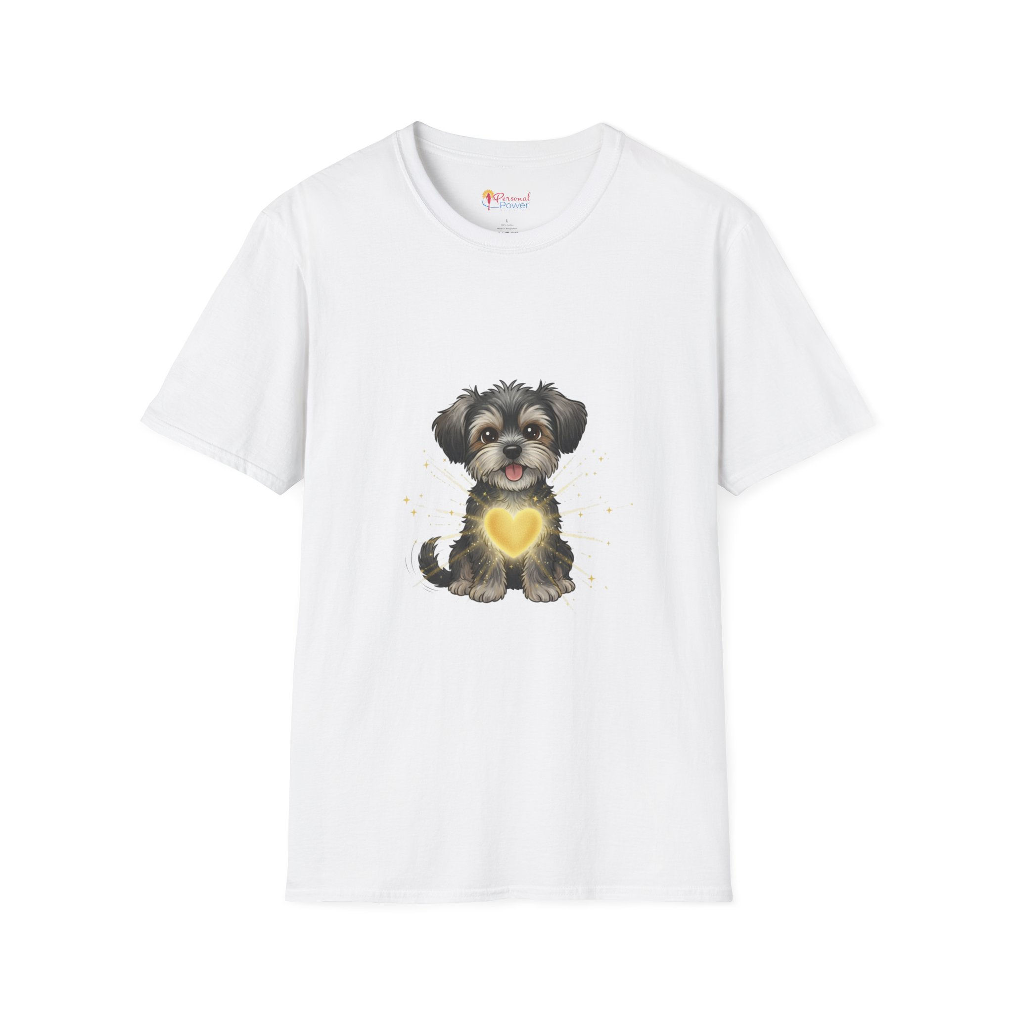 Cute Puppy Heart T-Shirt — Adorable Dog Graphic Tee for Pet Lovers