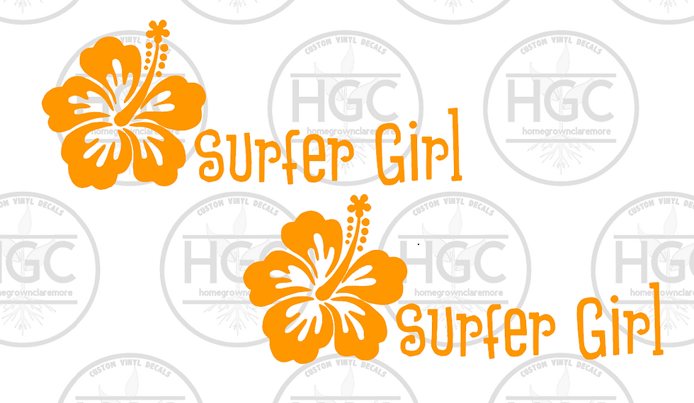 Thumbnail: 2 Pack -  Surfer Girl Hibiscus