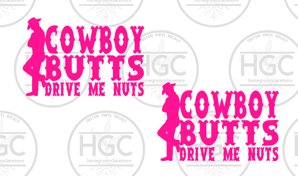 Thumbnail: 2 Pack -  Cowboy Butts Drive Me Nuts