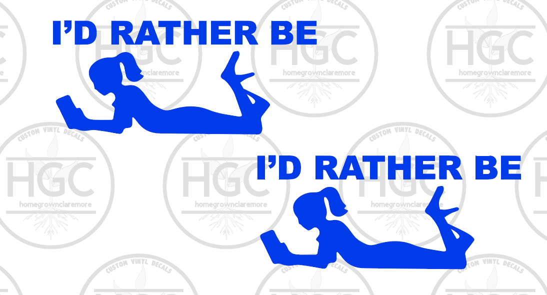 2 Pack - I'd Rather Be Reading
