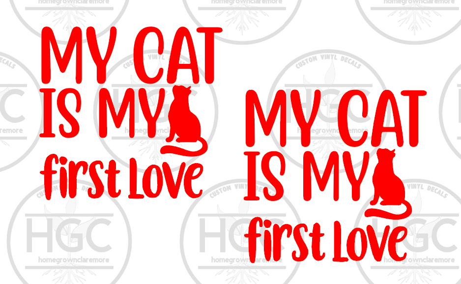 Thumbnail: 2 Pack - My Cat is My First Love