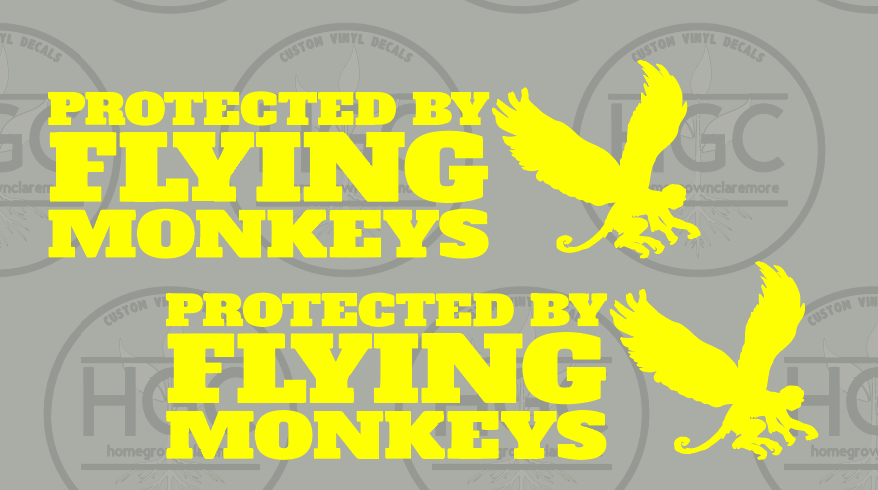 Thumbnail: 2 Pack -  Protected by Flying Monkeys