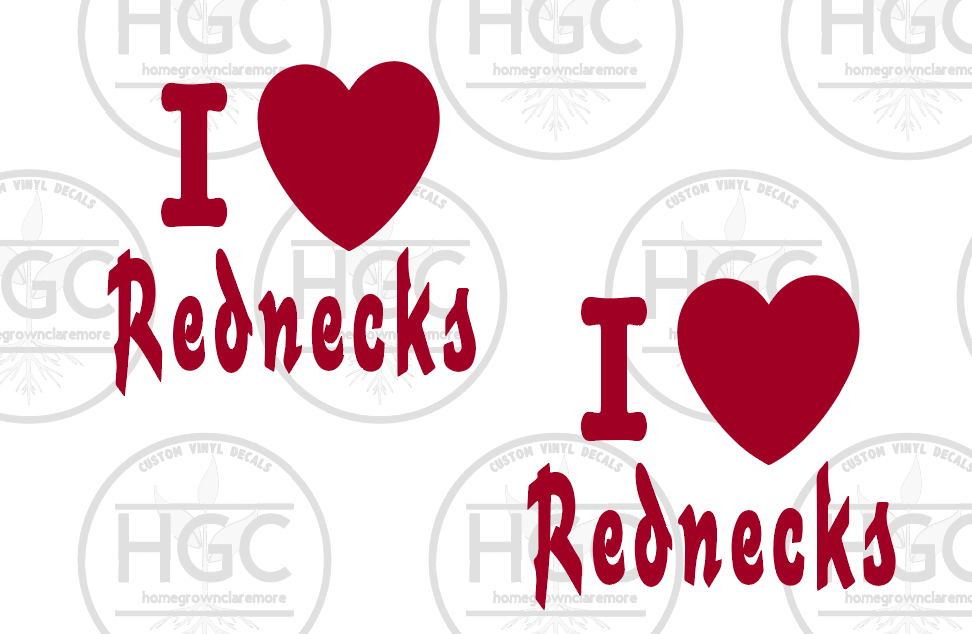 Thumbnail: 2 Pack - I Love Rednecks Cowboys