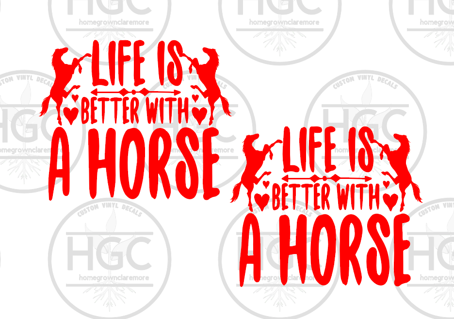 Thumbnail: 2 Pack - Life is Better with A Horse