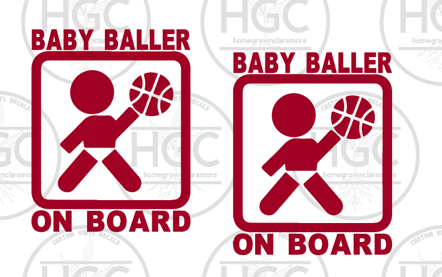Thumbnail: 2 Pack - Baby Baller On Board