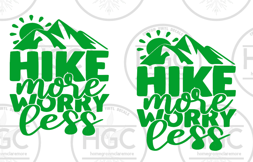 Thumbnail: 2 Pack -  Hike More Worry Less