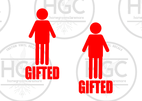 Thumbnail: 2 Pack -  Gifted - For The Well Hung Man - Funny