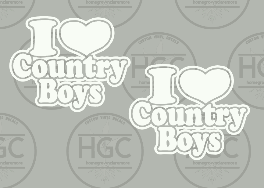 Thumbnail: 2 Pack -  I Love Country Boys