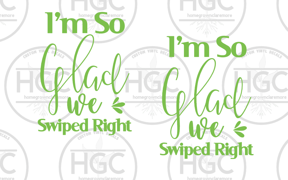 Thumbnail: 2 Pack - I'm So Glad We Swiped Right